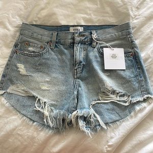 Pistola Gigi ripped cut off shorts. brand new with tags. Size 25. From Revolve